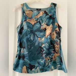 Ann Taylor Sleeveless Shell Top w. Cotton Back Size SP